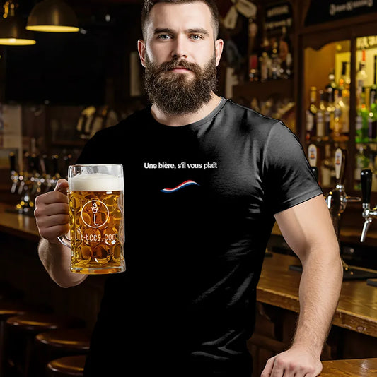 1 beer please in French: Une bière, s'il vous plaît