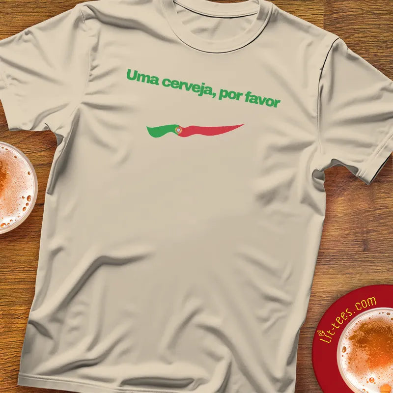 1 beer please in Portuguese: Uma cerveja, por favor
