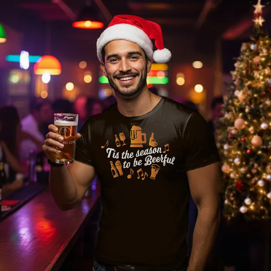 Tis the season to be beerful :: Christmas Tee Shirt