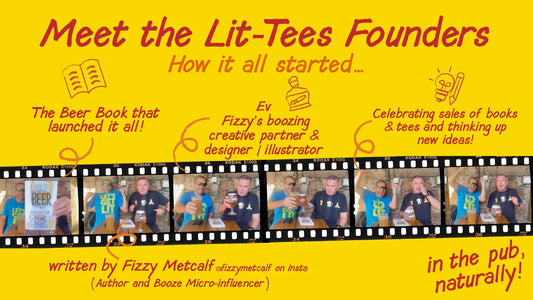 Lit-tees founders storyy Evan Bond Fraser @FizzyMetcals