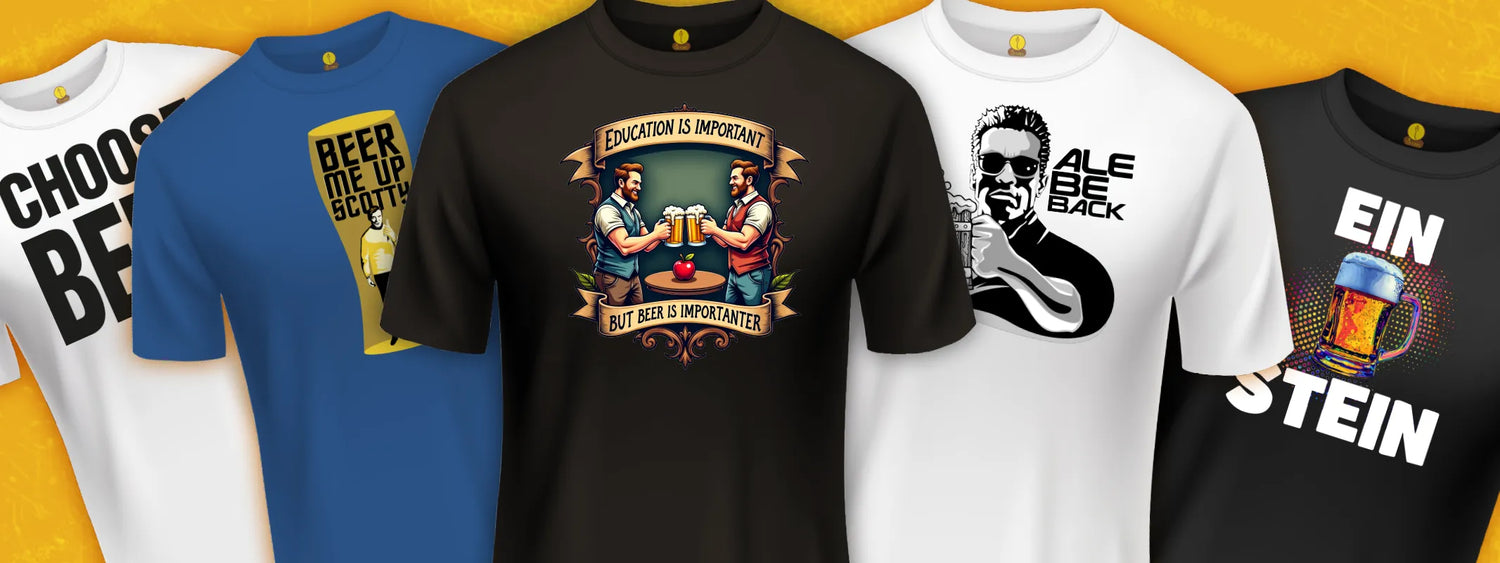 Funny Beer themed T Shirts