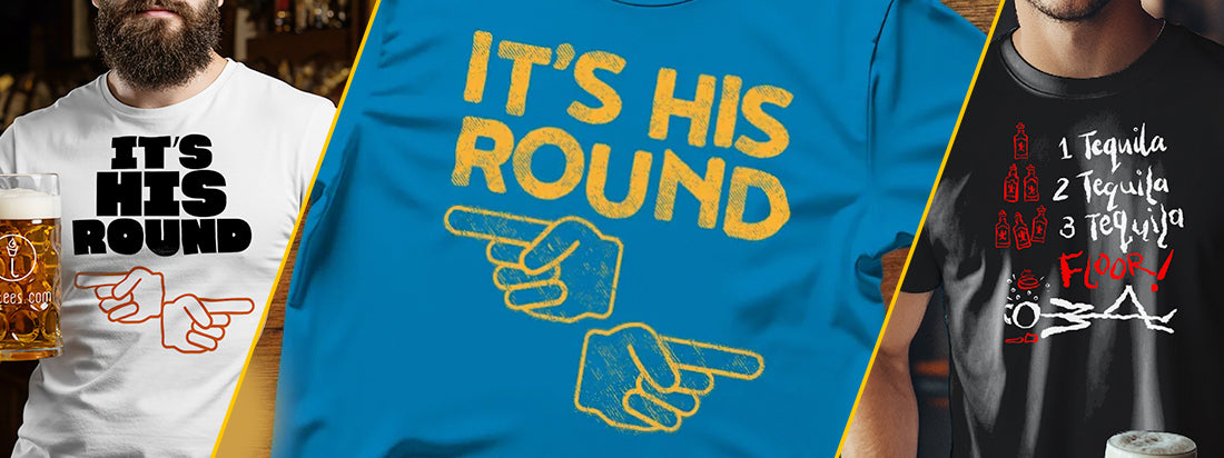 Big, bold boozy T Shirts that will stop you in your tracks