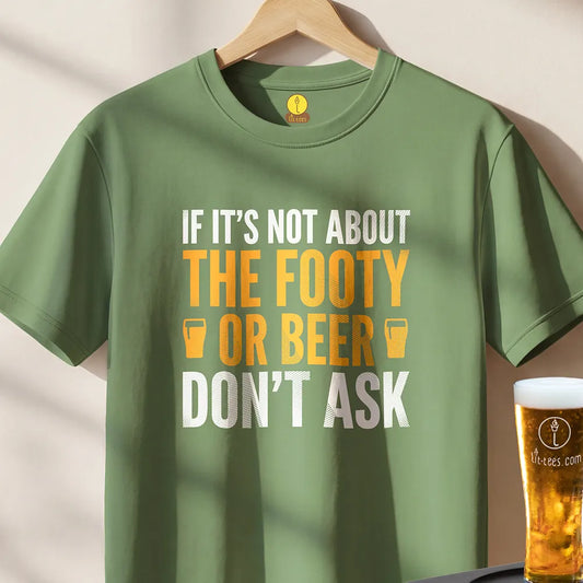 If it's not about the footy or beer - don't ask