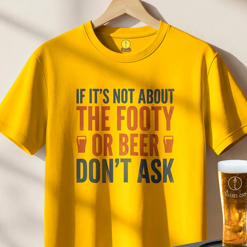 If it's not about the footy or beer - don't ask