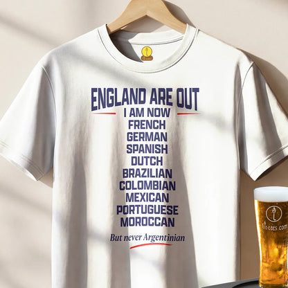 England are out