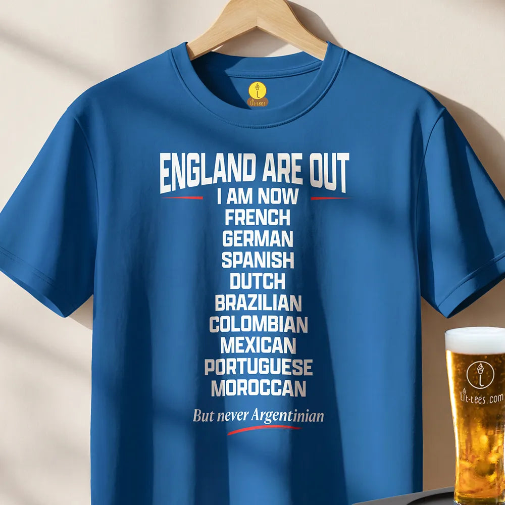 England are out