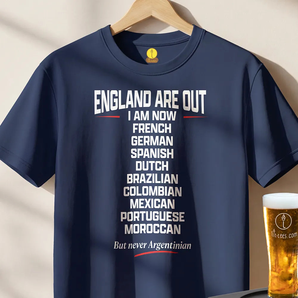 England are out