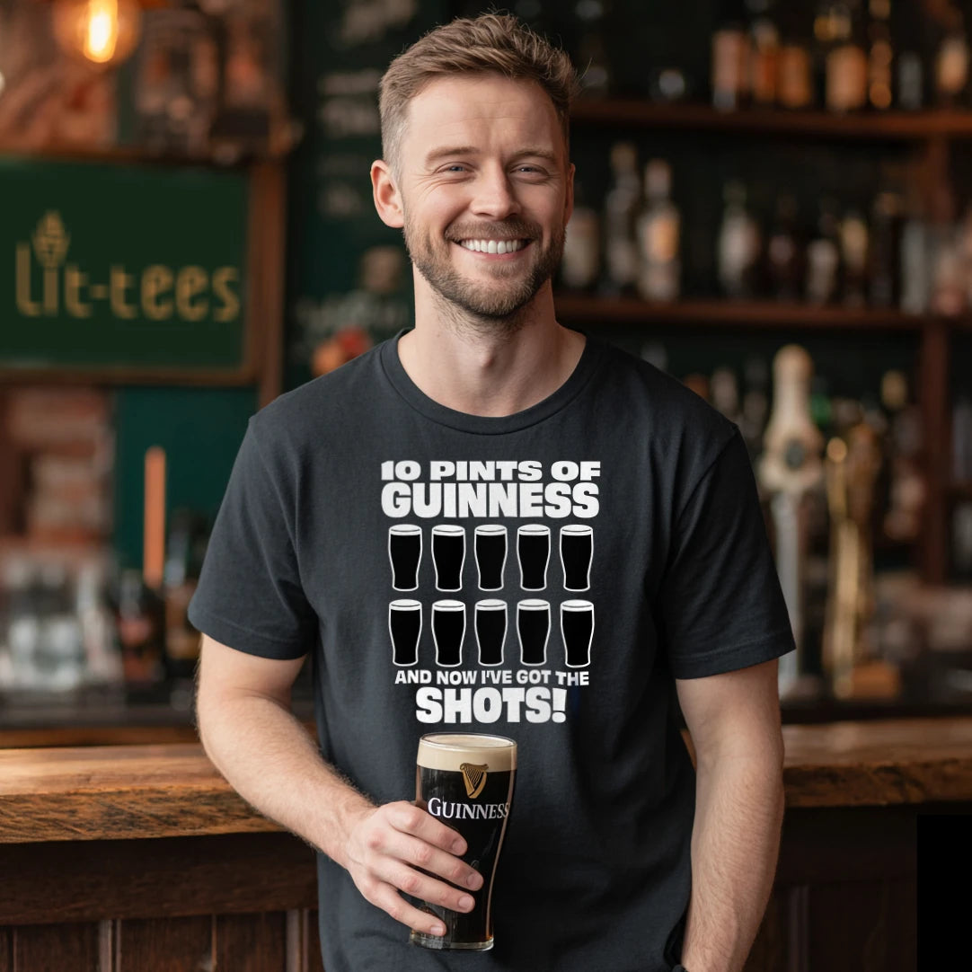 10pints of Guinness...