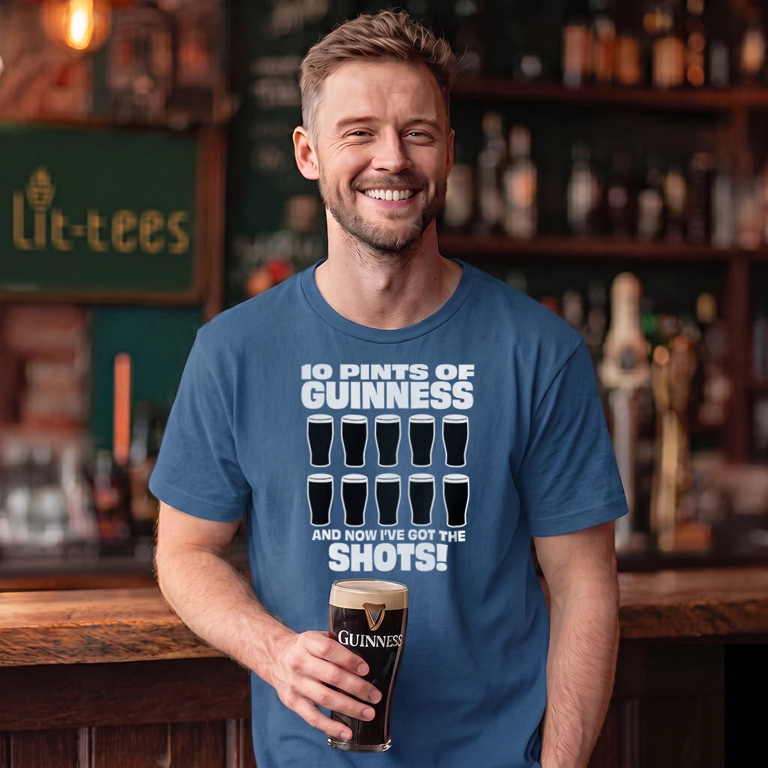 10pints of Guinness...