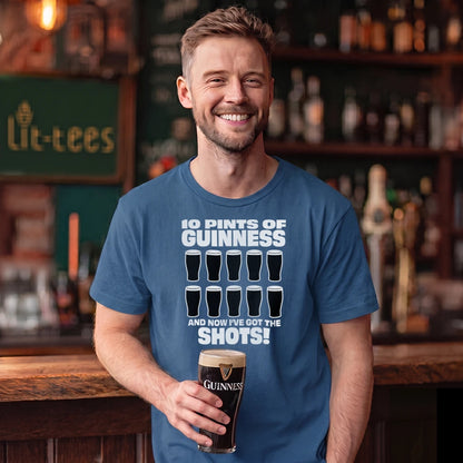 10pints of Guinness...