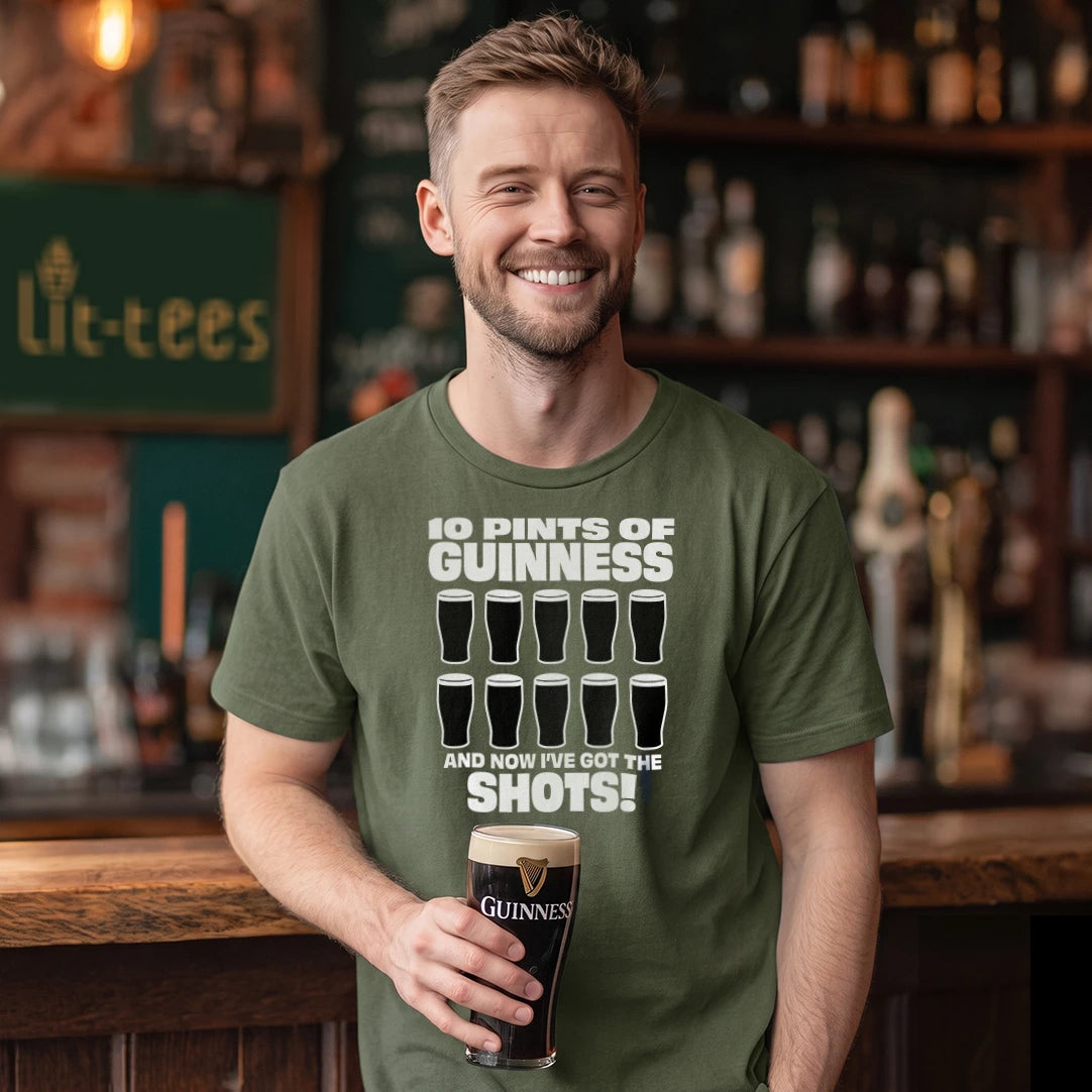 10pints of Guinness...