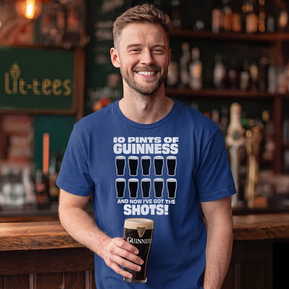 10pints of Guinness...
