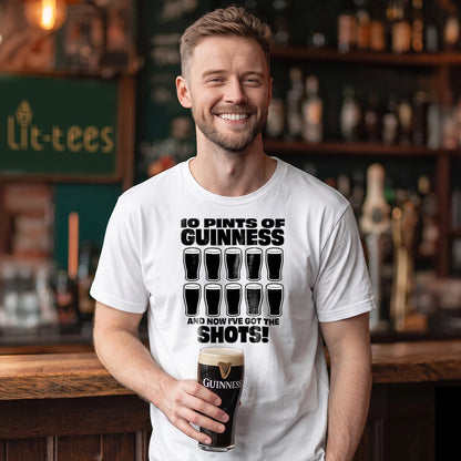10pints of Guinness...