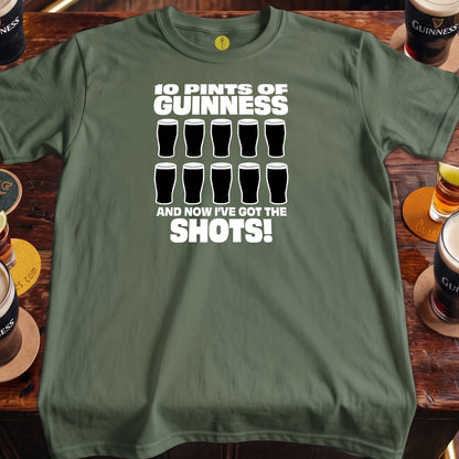 10pints of Guinness...