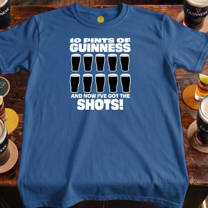 10pints of Guinness...