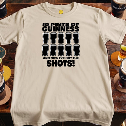 10pints of Guinness...