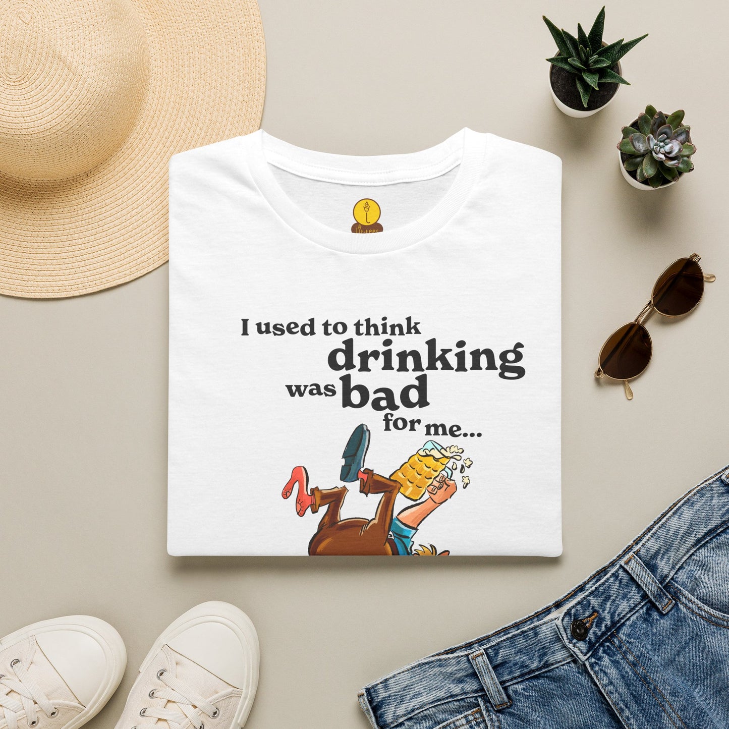 Drinking Thinking Cartoon