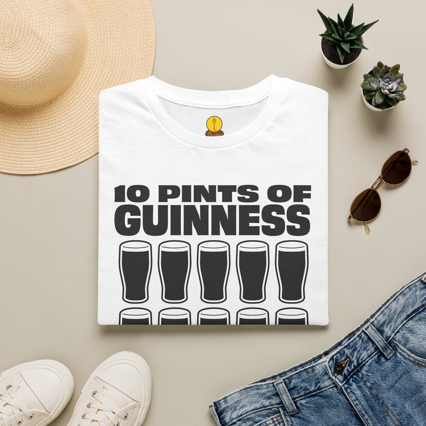 10pints of Guinness...