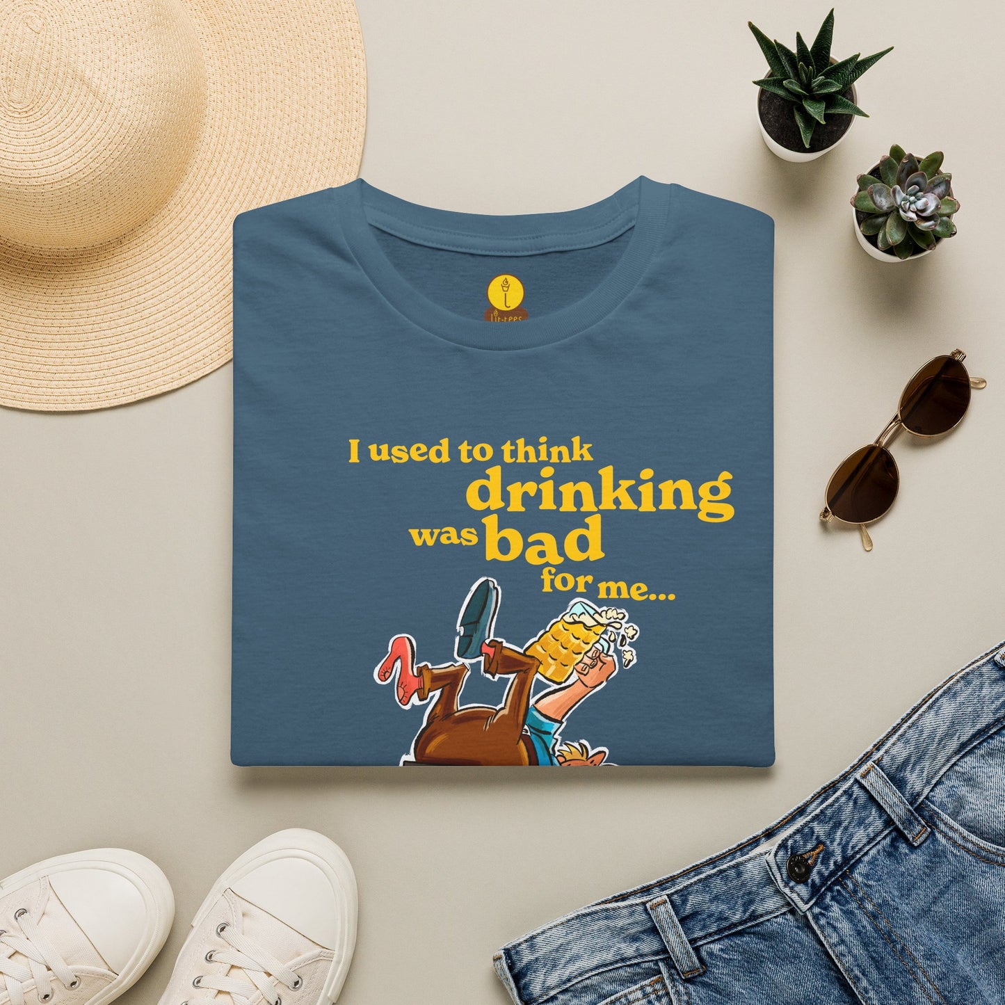 Drinking Thinking Cartoon