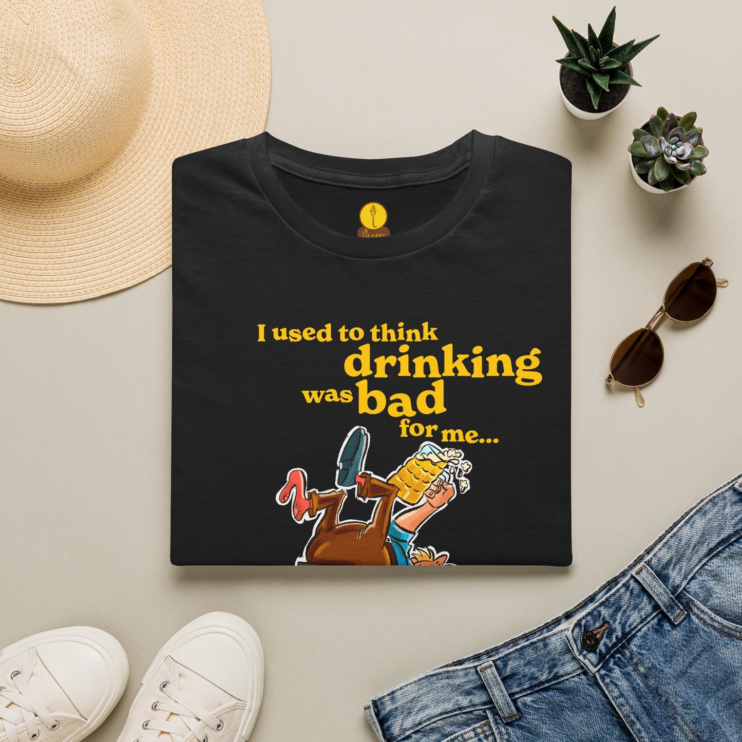 Drinking Thinking Cartoon
