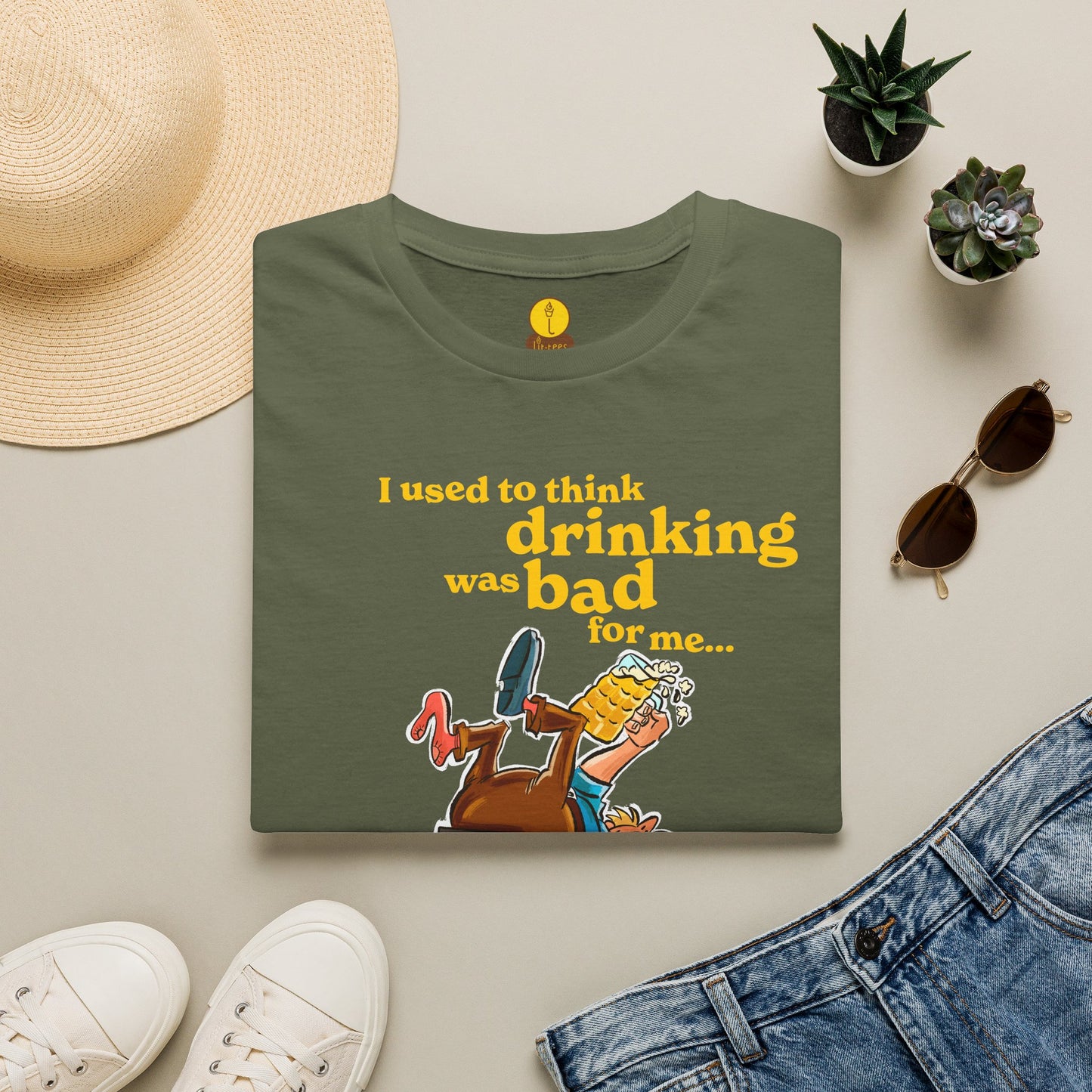 Drinking Thinking Cartoon