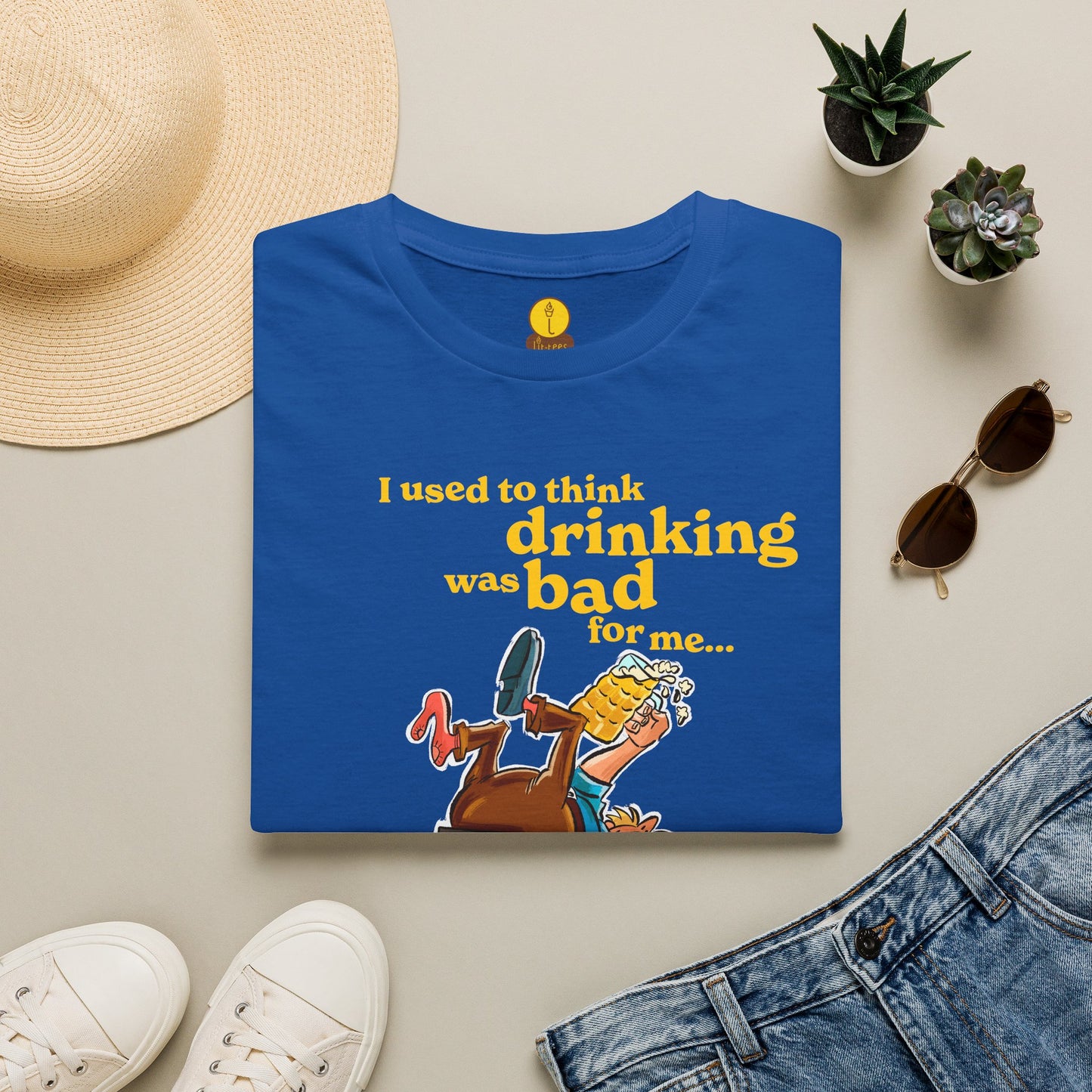 Drinking Thinking Cartoon