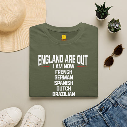 England are out