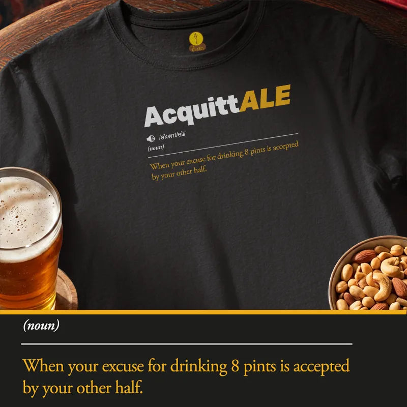 Acquittale
/əˈkwɪt/eil/
(Noun)

When your excuse for drinking 8 pints is accepted by your other half.