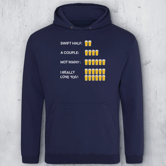 Beer Count Explanation Hoodie