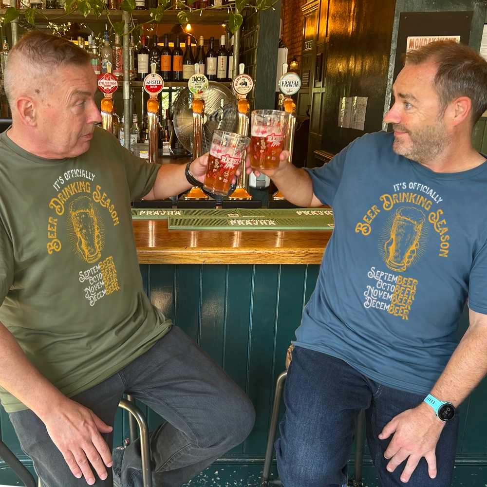 Beer Drinking Season Illustration