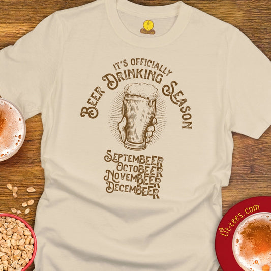 Beer Drinking Season Illustration