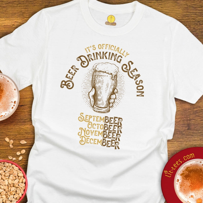 Beer Drinking Season Illustration
