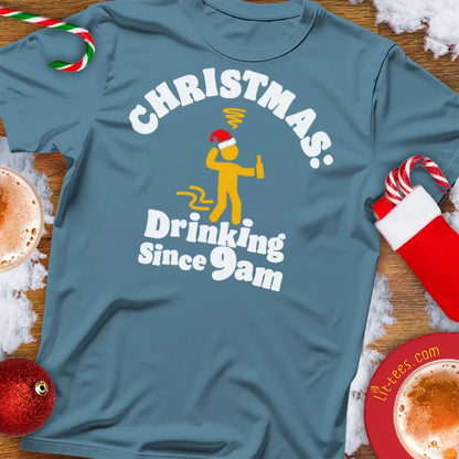 Christmas: Drinking since 9am stagger