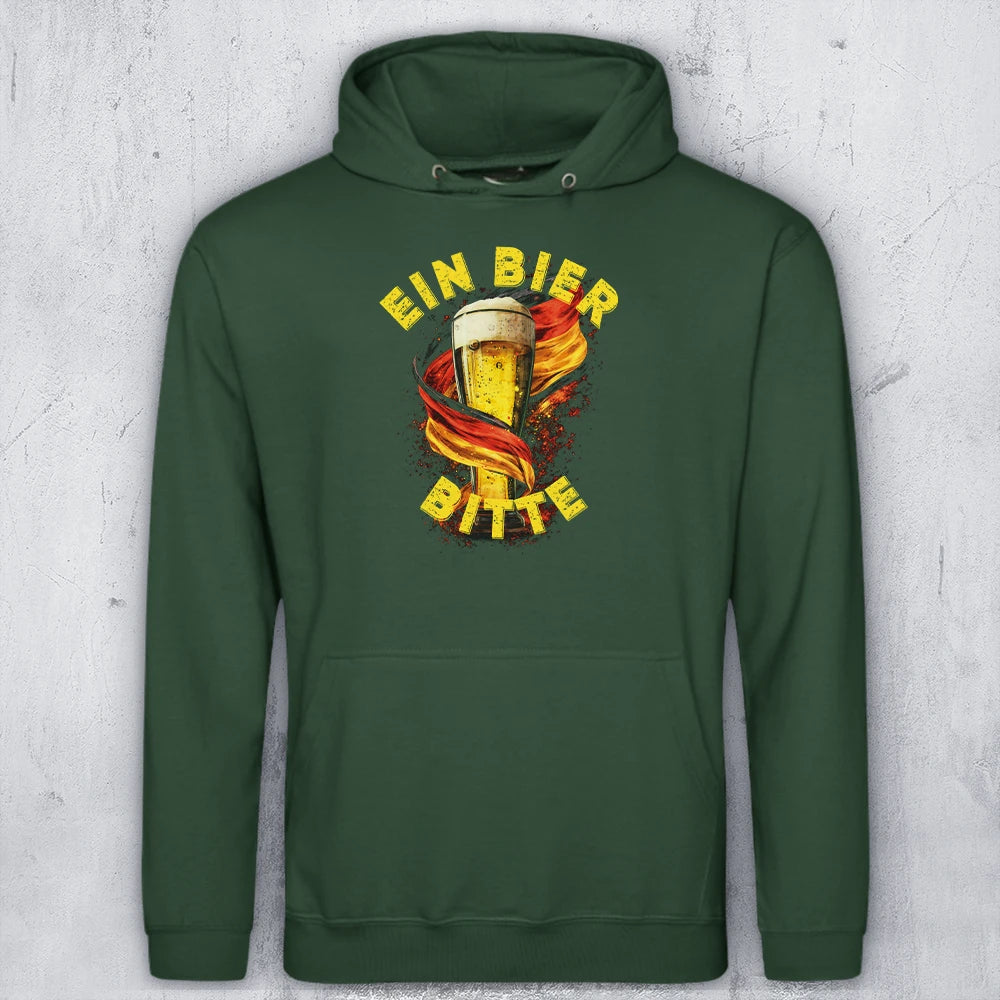 Ein Bier Bitte Hoodie [German]