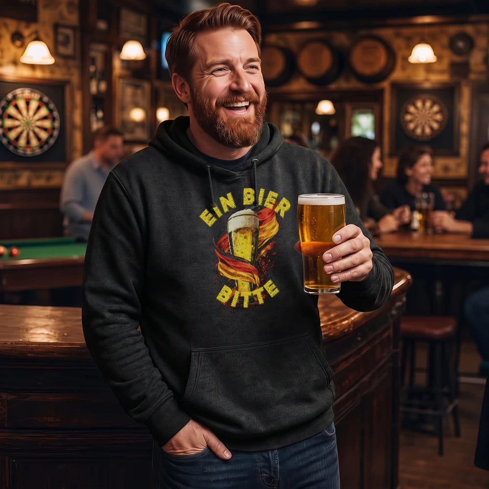 Ein Bier Bitte Hoodie [German]