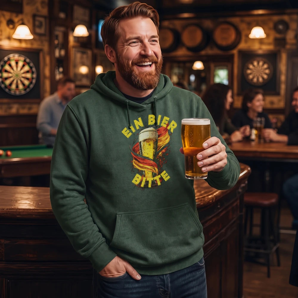 Ein Bier Bitte Hoodie [German]
