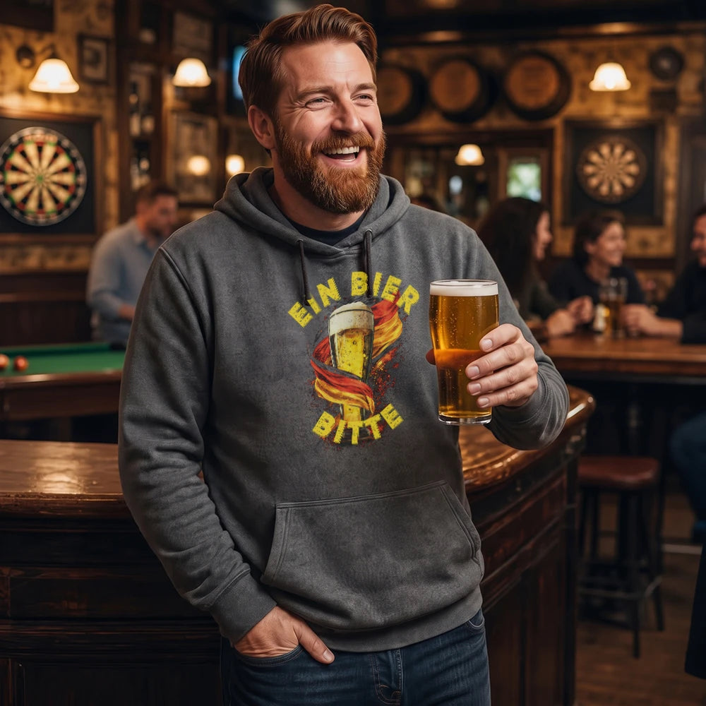 Ein Bier Bitte Hoodie [German]