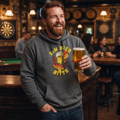 Ein Bier Bitte Hoodie [German]