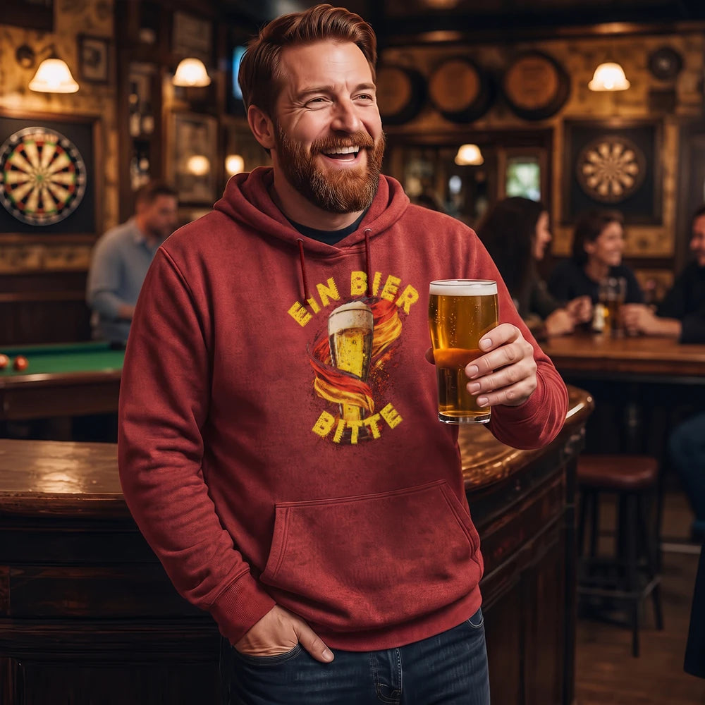Ein Bier Bitte Hoodie [German]