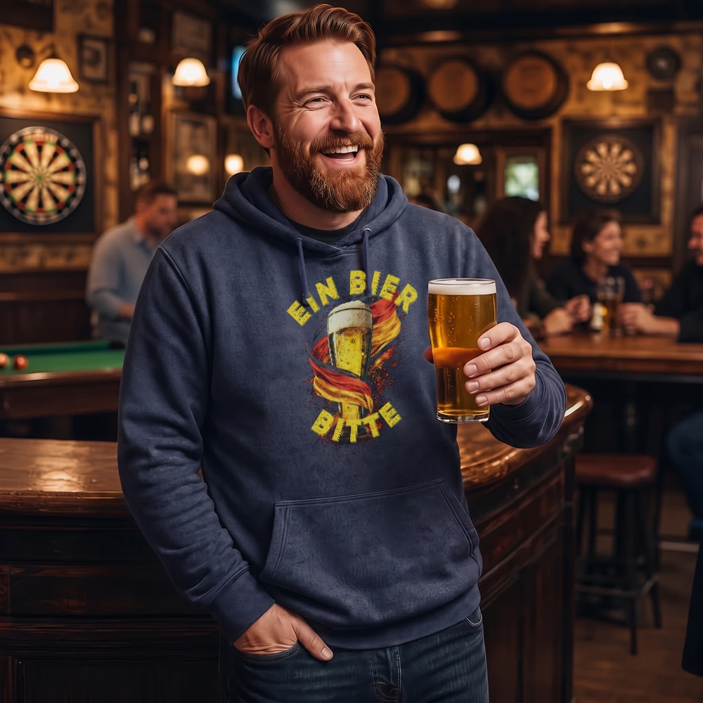 Ein Bier Bitte Hoodie [German]