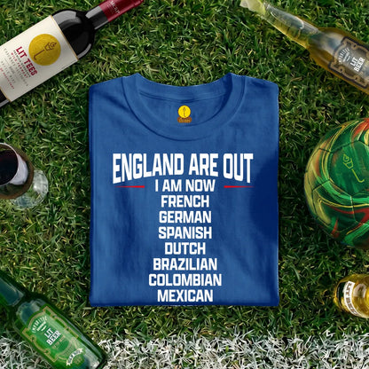 England are out