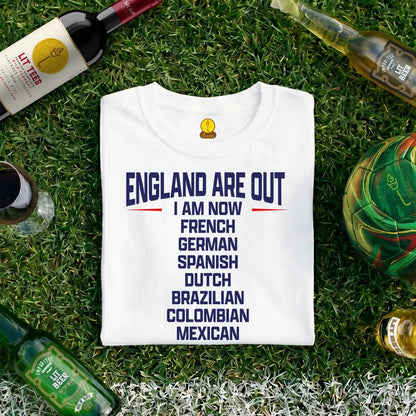 England are out