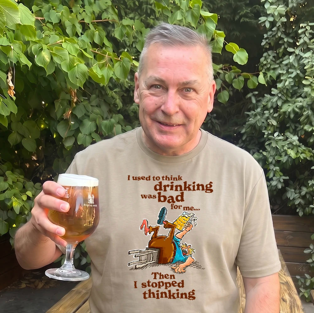 Drinking Thinking Cartoon