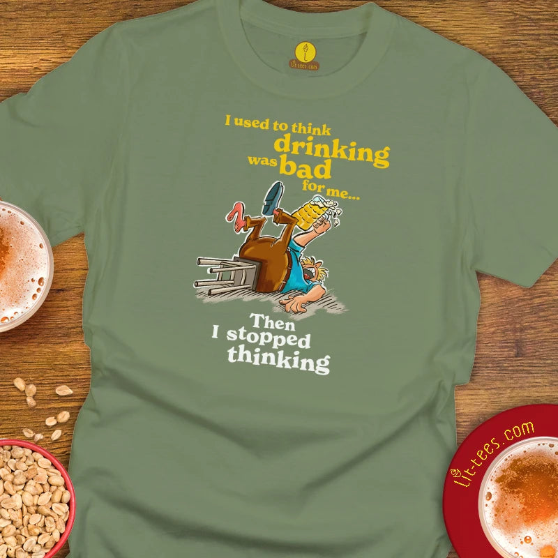 Drinking Thinking Cartoon