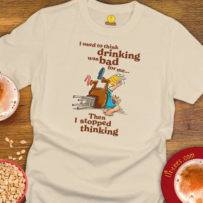 Drinking Thinking Cartoon