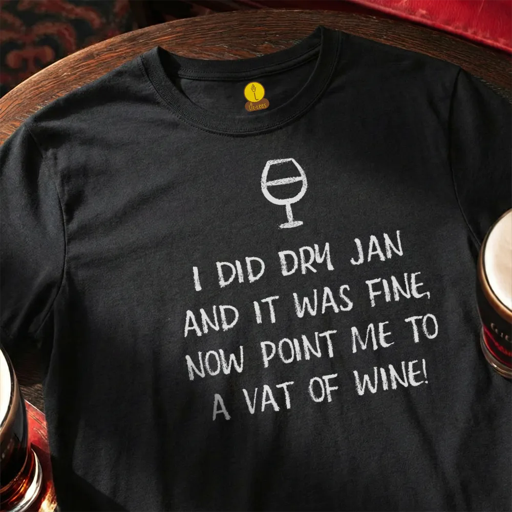 I did Dry January Wine Quatrain
