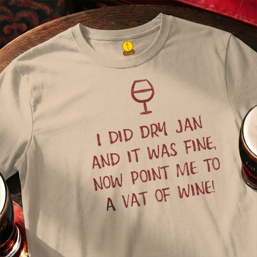 I did Dry January Wine Quatrain