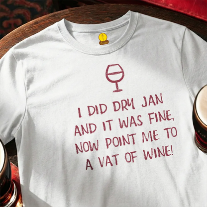I did Dry January Wine Quatrain