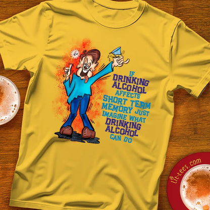 Dude Drinking Alcohol Short Term Memory