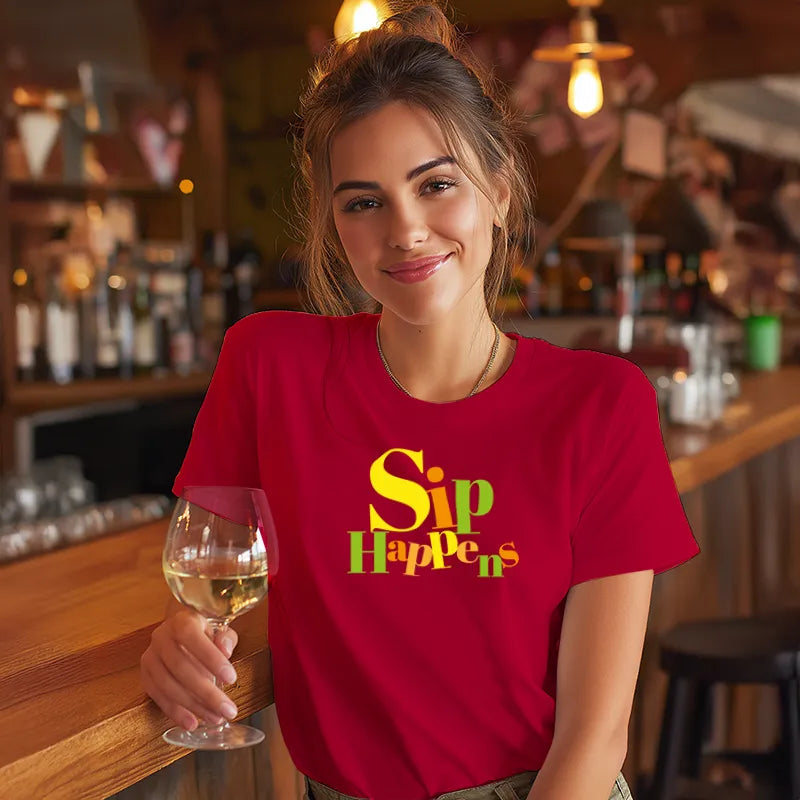 Sip Happens [Typographic]